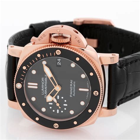 rose gold panerai replica|panerai submersible 42mm price.